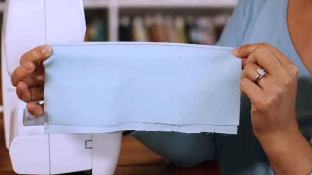 N. How to Sew a Topstitch on a Sewing Machine Promo Image