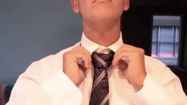 I. How to Tie a Double Windsor Knot Promo Image