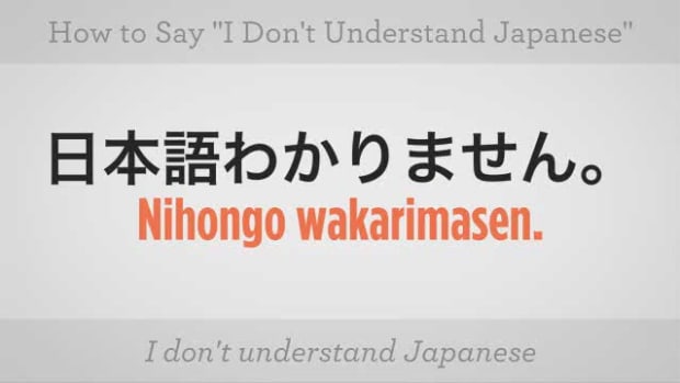 V. How to Say "I Don't Understand Japanese" in Japanese Promo Image