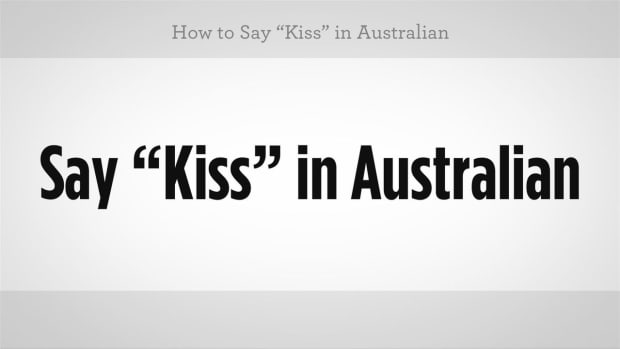 ZG. How to Say "Kiss" in Australian Slang Promo Image