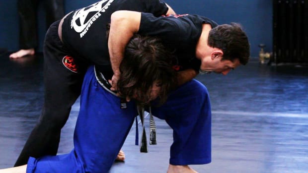 ZH. How to Defend Yourself against a Front Bear Hug in Krav Maga Promo Image