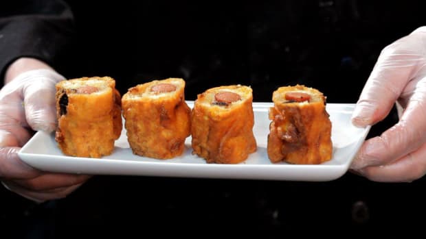 U. How to Deep-Fry a Twinkie Hot Dog Promo Image