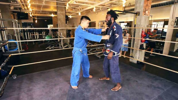 F. How to Get Out of a Double Lapel Grab in Brazilian Jiu Jitsu Promo Image