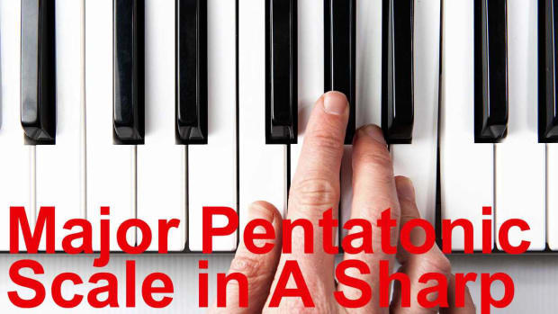 ZH. How to Play a Major Pentatonic Scale in A Sharp / B Flat Promo Image