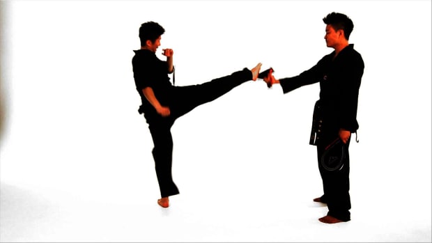 P. How to Do a Roundhouse Kick in Taekwondo Promo Image