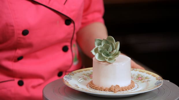 Lesson 12: Decorating Mini-Cakes with Flowers Promo Image