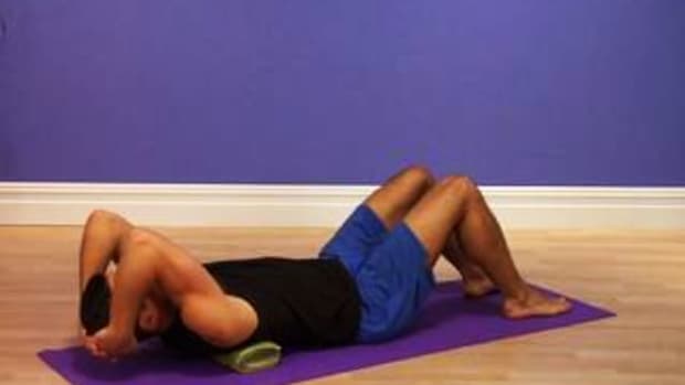 I. How to Stretch for Back Pain 3: Upper Back Spine Roller Promo Image