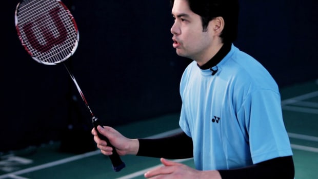 U. How to Do a Badminton Cut Smash Shot aka Slice Promo Image