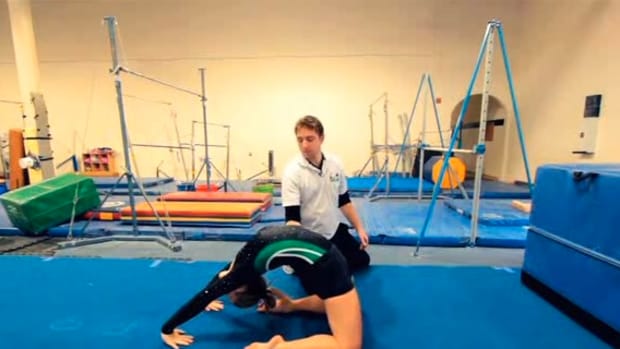 M. How to Do a Back Limber in Gymnastics Promo Image