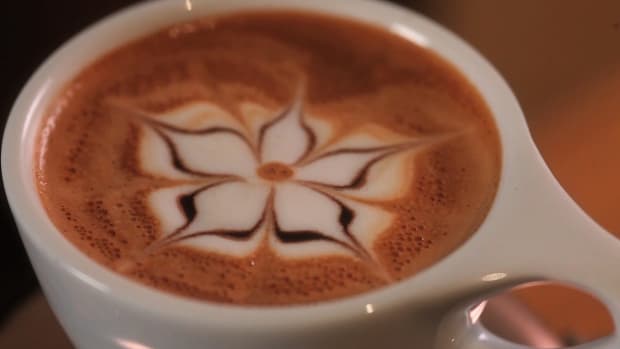 Z. How to Etch a Latte Art Flower Promo Image