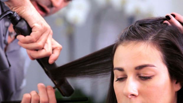 A. How to Curl Long Hair with a Flat Iron Promo Image