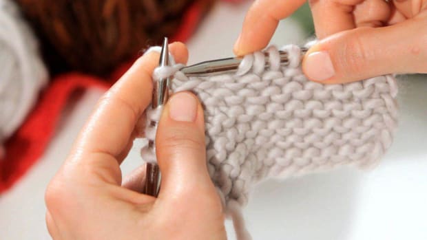 A. How to Do a Basic Knitting Stitch Promo Image