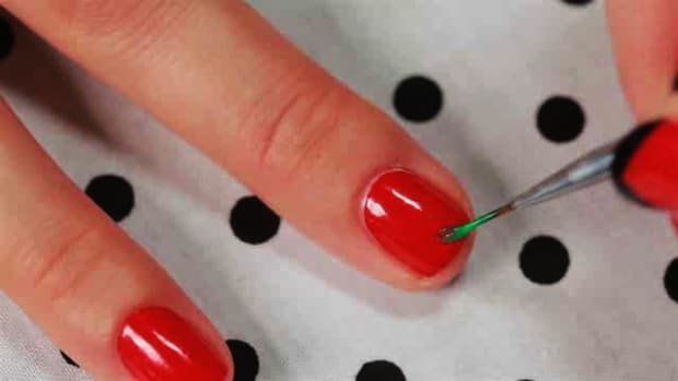 R. How to Create a Strawberry Nail Art Design Promo Image