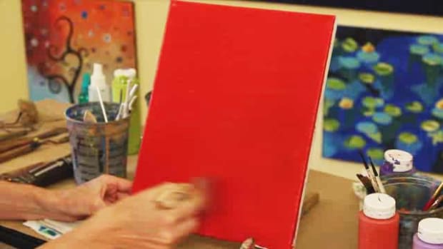 K. How to Paint a Simple Background with Acrylic Promo Image