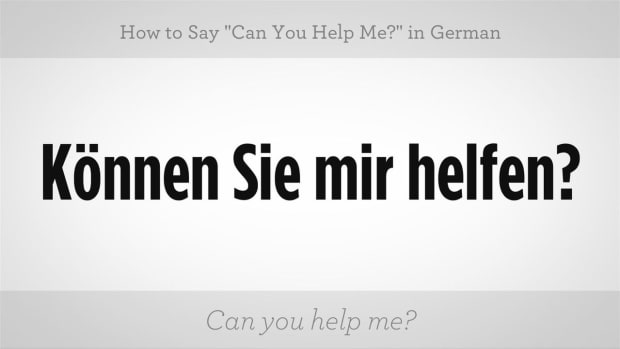 How To Say Very Good In German Howcast