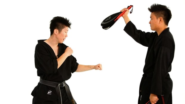 ZB. How to Do the Taekwondo Step Behind Technique Promo Image