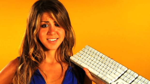 E. Quick Tips: How to Clean Crumbs Out of a Keyboard Promo Image