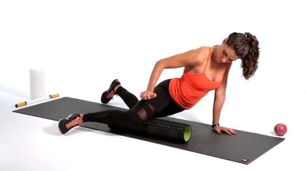 F. How to Foam Roll Your Adductor Muscles (Advanced Techniques) Promo Image
