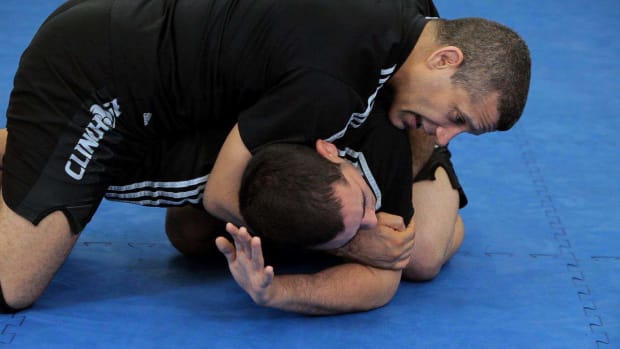 T. How to Do a Belly Down Arm Lock MMA Submission Promo Image