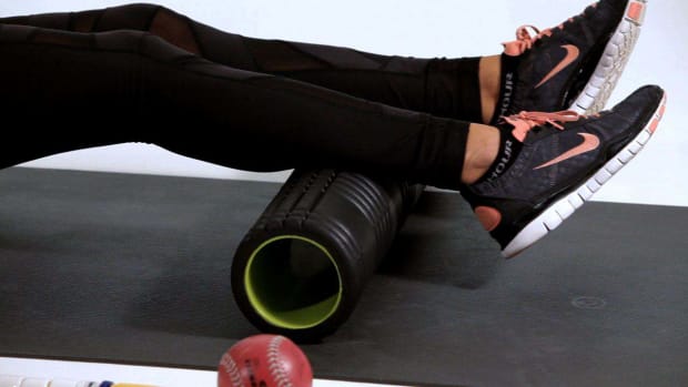 K. How to Foam Roll Your Calves Promo Image