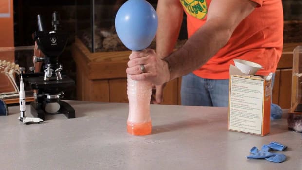 X. How to Fill a Balloon with Gas using Baking Soda & Vinegar Promo Image