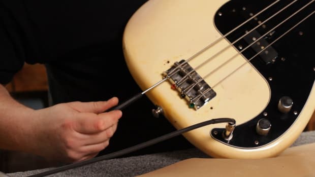 U. How to Adjust Intonation on a Bass Guitar Promo Image