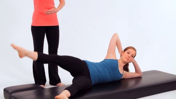 ZZF. How to Do the Side Kick Rond de Jambe in Pilates Promo Image