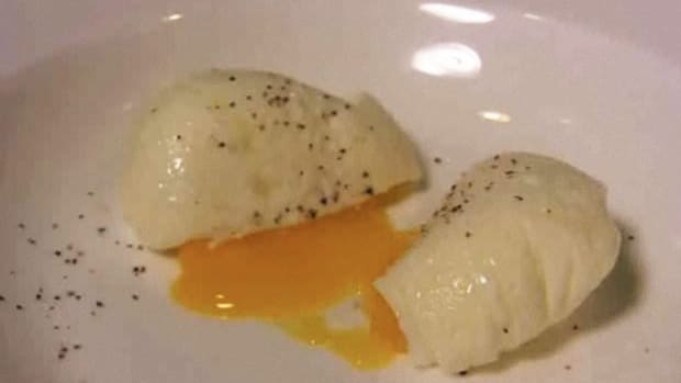 N. How to Poach Eggs with Plastic Wrap Promo Image