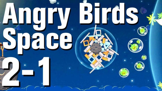 ZE. Angry Birds: Space Walkthrough Level 2-1 Promo Image