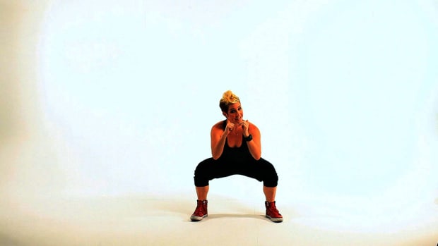 K. How to Do a Stripper Squat Dance Move Promo Image