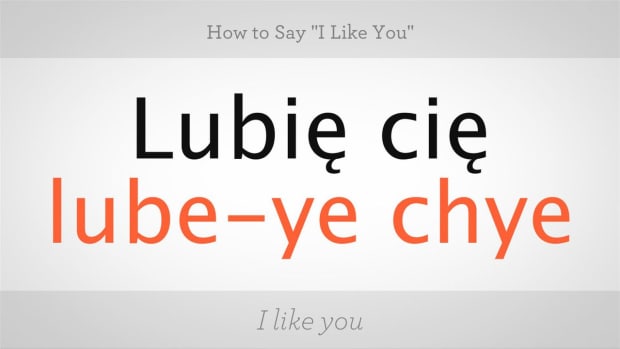 H. How to Say "I Like You" in Polish Promo Image