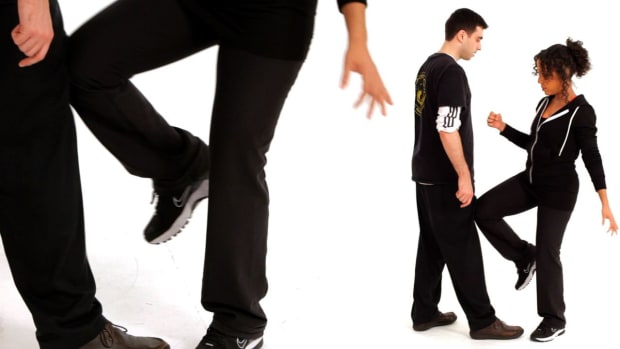 T. How to Attack an Assailant's Knee in Self-Defense Promo Image