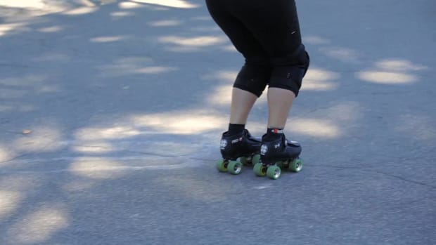 K. How to Skate Backwards on Roller Skates Promo Image