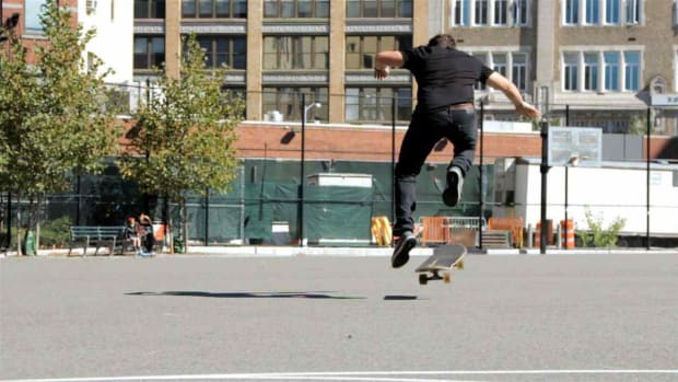 A. How to Do a Powerslide to Bigspin on a Skateboard Promo Image