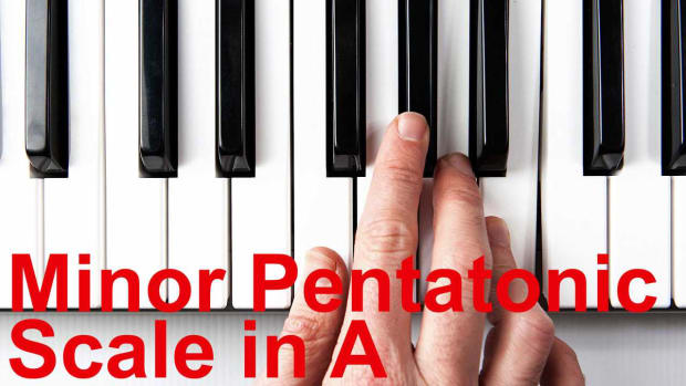 ZE. How to Play a Minor Pentatonic Scale in A Promo Image