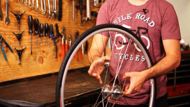 A. How to Deal with a Flat Bicycle Tire Promo Image