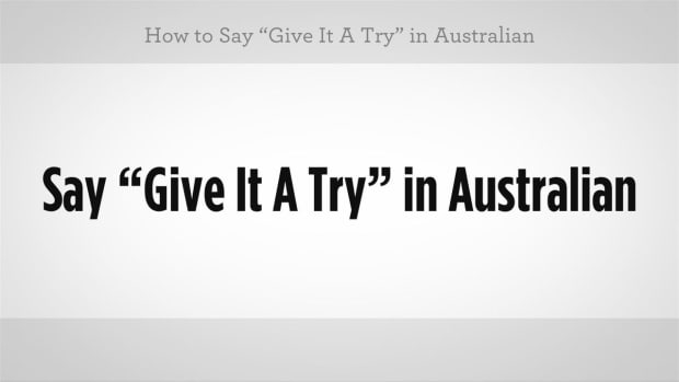 B. How to Say "Give It a Try" in Australian Slang Promo Image
