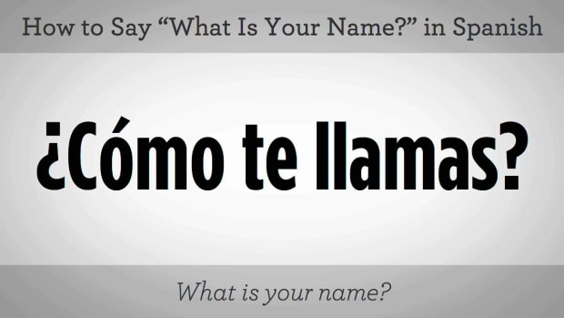 B. How to Say "What Is Your Name?" in Spanish Promo Image