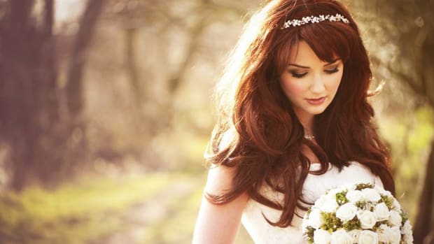 How To Do A Half Up Half Down Wedding Hairstyle W A Veil Howcast