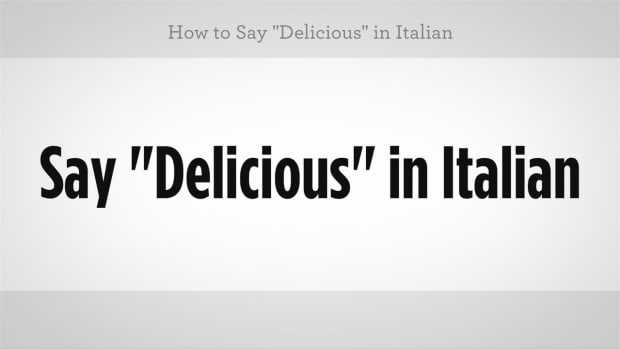 ZX. How to Say "Delicious" in Italian Promo Image