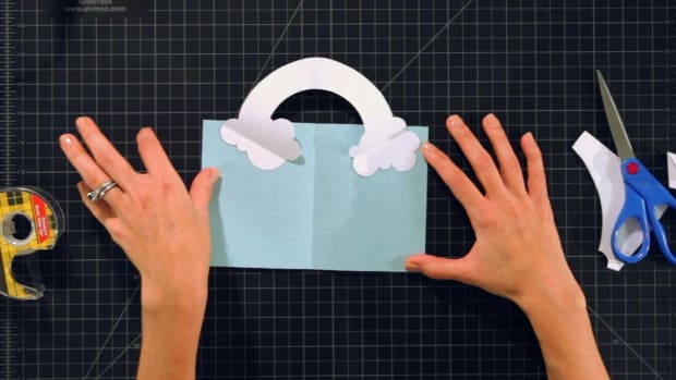 P. How to Make a Rainbow Pop-Up Card Promo Image
