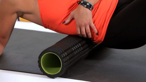 A. How to Foam Roll Away Lower Back Pain Promo Image