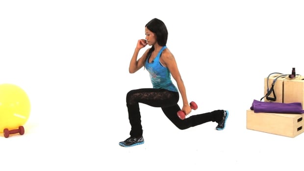 O. How to Do a Backward Lunge Jump Promo Image