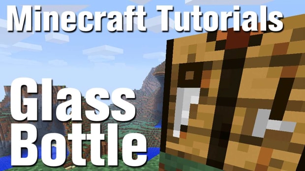 ZZG. Minecraft Tutorial: How to Make a Glass Bottle in Minecraft Promo Image