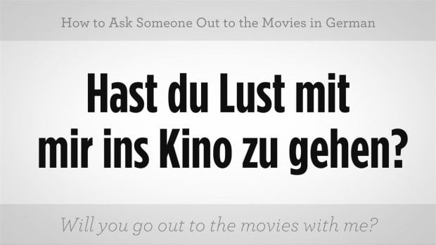 ZZL. How to Ask Someone to the Movies in German Promo Image