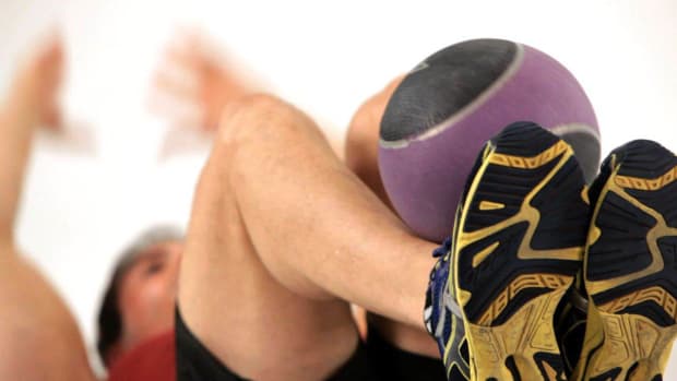 X. How to Do Super Crunches with a Medicine Ball Promo Image