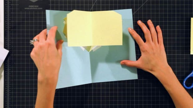 K. How to Make a V-Fold Lifter for a Pop-Up Card Promo Image