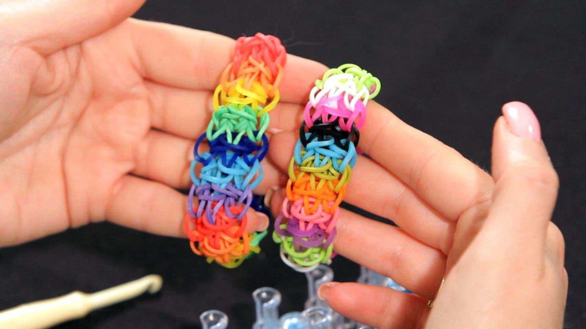 Rainbow Rubber Bracelet