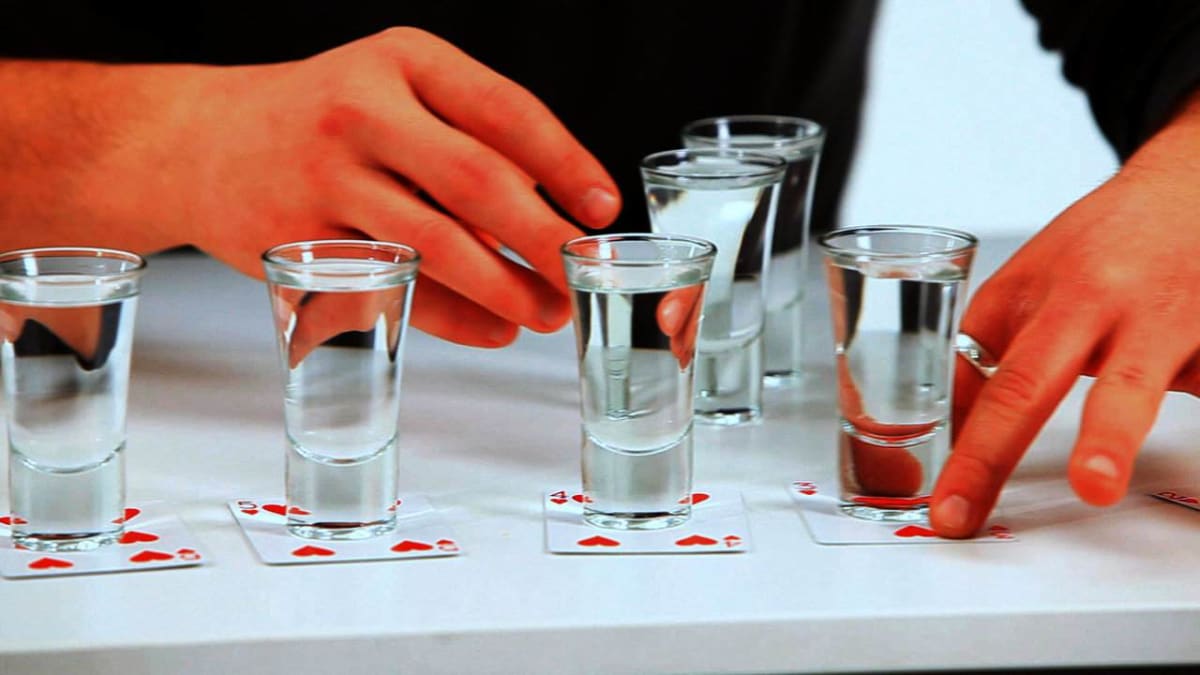 12 Cups Of Russian Roulette Wheel Spinning Wine Glass Game Ktv