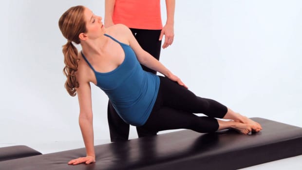 Pilates leg pull down outlet
